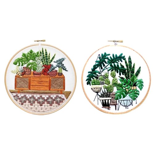Full Range of Embroidery Starter with Pattern 02