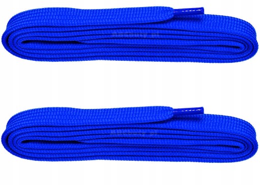 SZAFIROWE PŁASKIE SZNUROWADŁA DO TENISÓWEK 120 cm