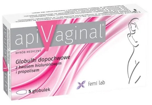 Apivaginum z Propolisem Na suchość pochwy 5 globul