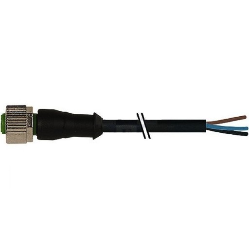 Przewód czujnikowy M12, 4pin proste, 2m