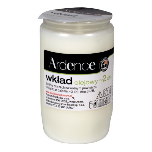 Wkład olejowy 2 dni ARDENCE