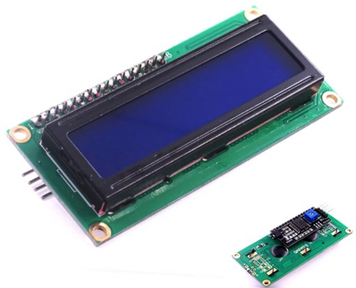 Wyświetlacz LCD 1602 2x16 HD44780 z konwerterem