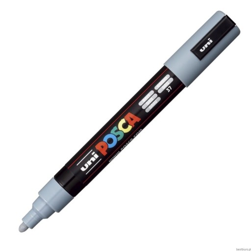 Marker z farbą UNI POSCA PC-5M szary
