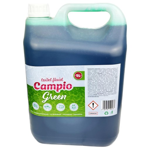 PŁYN DO TOALET TURYSTYCZNYCH TOILET 5L GREEN XL