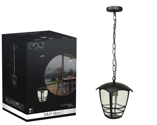 LAMPA ZEWNĘTRZNA OPRAWA OGRODOWA WISZĄCA E27 IP44 EDO