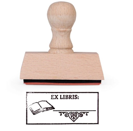 STEMPEL pieczątka EXLIBRIS ex libris do książek