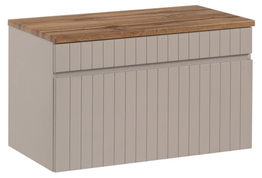 KASZMIROWA Szafka Łazienkowa z BLATEM 80 cm RYFLE