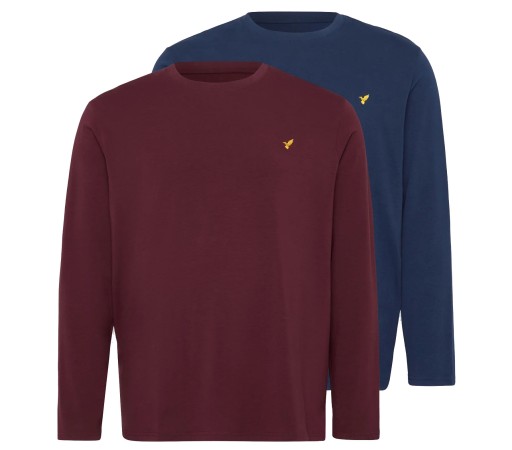 2x Koszulka Pier One DŁUGI RĘKAW duży rozmiar XXXXXXL 6XL