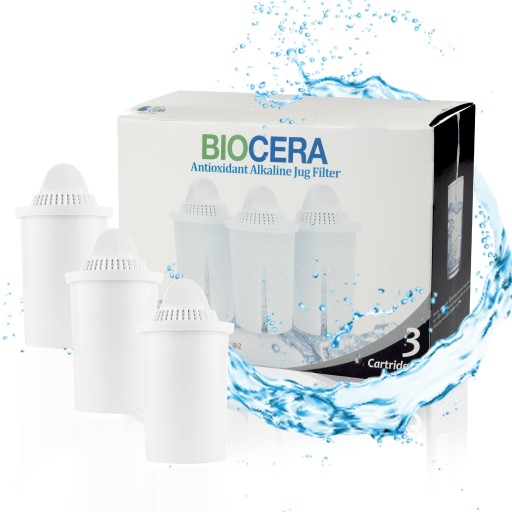 BIOCERA wkłady, filtry jonizujące do dzbanka 3 szt oryginalne