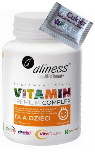 Aliness VITAMIN premium COMPLEX DZIECI do ssania