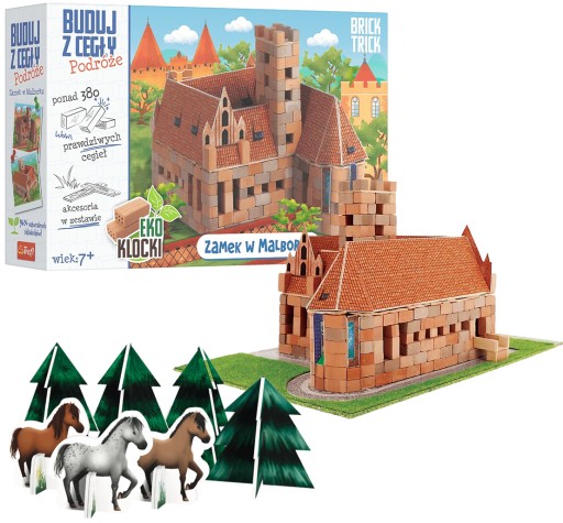 TREFL BRICK TRICK BUDUJ Z CEGŁY ZAMEK MALBORK