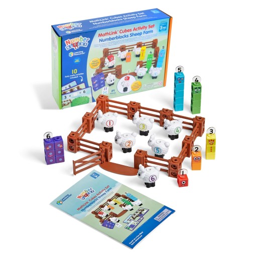 Learning Resources MathLink Cubes Activity Set Numberblocks Counting Sheep