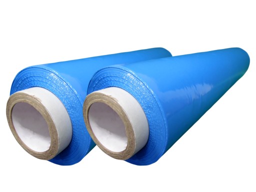 FOLIA STRETCH NIEBIESKA STRECZ NIEBIESKI 3 KG STRECH 2 SZTUKI DO PACZEK