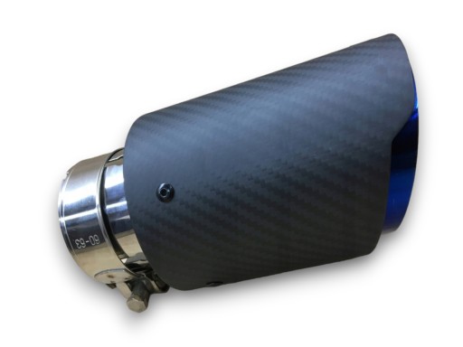 Końcówka Tłumik Wydech Nakładka Tuning Sportowy Wlot Średnica 61mm