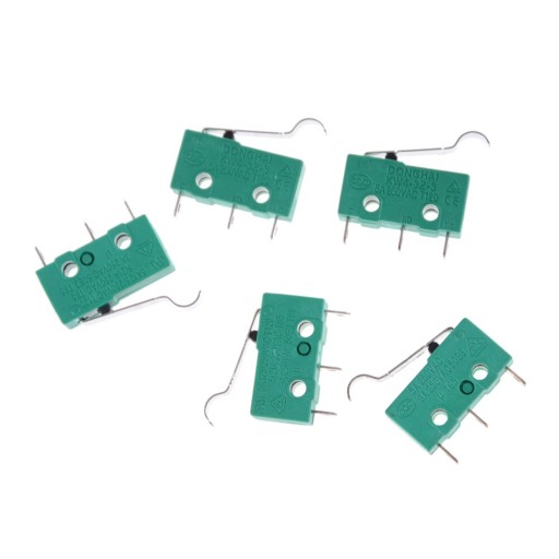 5 sztuk 3 piny Micro Touch przełączniki NO + NC 5a
