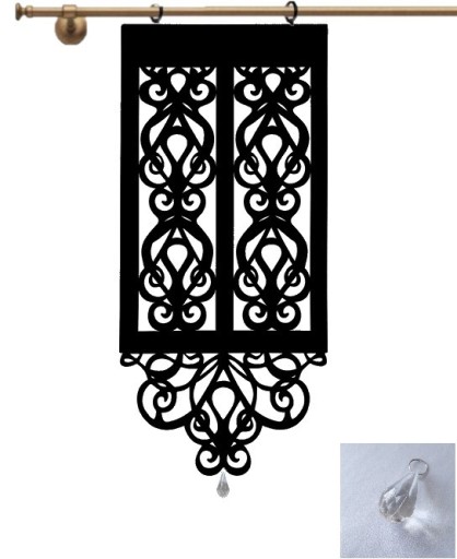 PANEL GOTOWY AŻUR EKRAN FIRANA 50 X 130cm + GRATIS