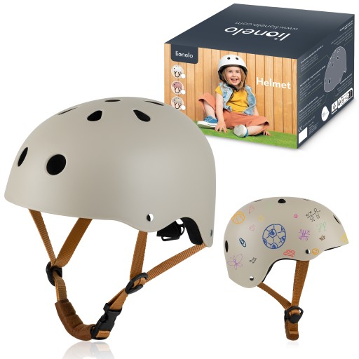Kask dziecięcy na rower hulajnogę rozmiar S 50-56cm od 2 lat Lionelo Helmet