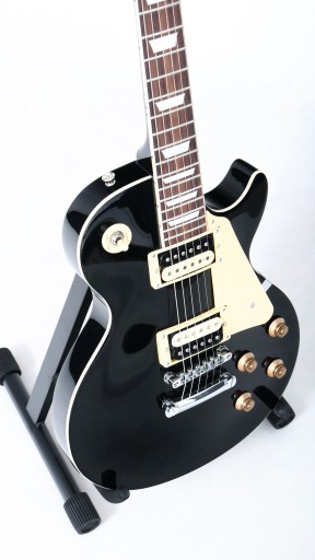 ARROW LP-22 Black RW ZB Open Coil gitara +tuner