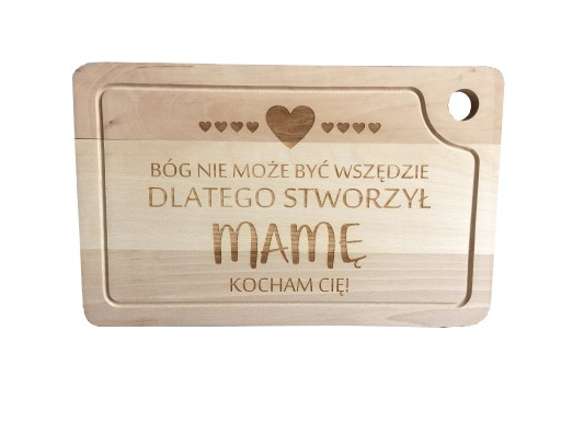 Deska do krojenia bóg nie może być wszędzie grawer