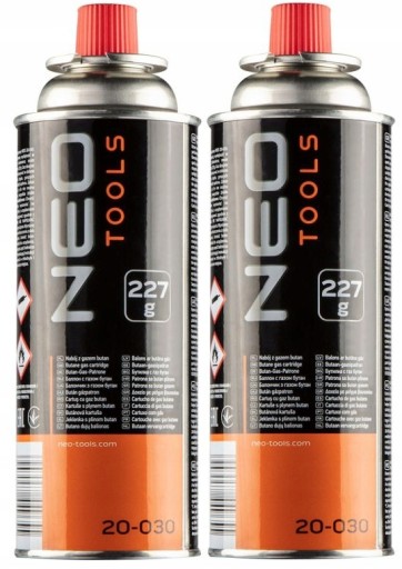 Nabój z gazem butan 227g 20-030 X2 NEO KARTUSZE