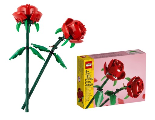 LEGO ICONS 40460 Róże kwiaty na prezent urodziny święta walentynki