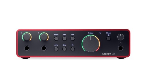 FOCUSRITE Scarlett 2i2 4th Gen interfejs plus soft