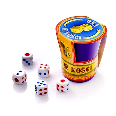 GRA W KOŚCI 1SZT MIX