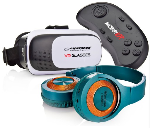 ŚWIĄTECZNY ZESTAW 3W1 GOGLI VIRTUAL BOX 360 3D