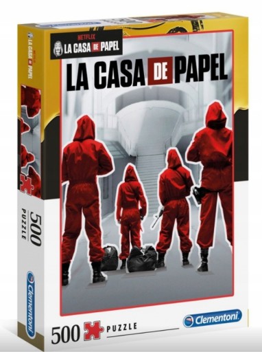 PUZZLE 500 el. LA CASA DE PAPEL DOM Z PAPIERU
