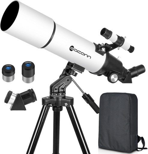 Teleskop astronomiczny EACONN LMK17, apertura 80 mm, z plecakiem