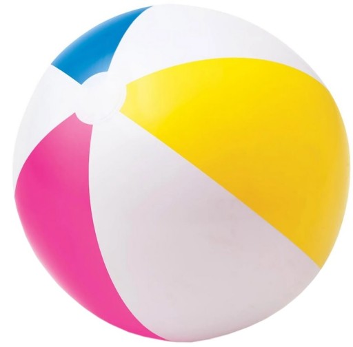 PIŁKA DUŻA PLAŻOWA DMUCHANA DLA DZIECI INTEX 59030