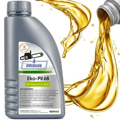 OLEJ DO ŁAŃCUCHÓW i PROWADNIC PILAREK EKO-PIL 1L
