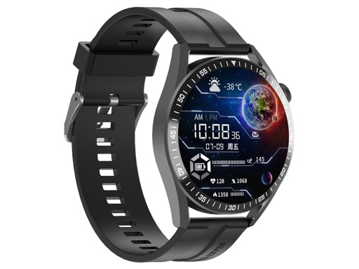 Smartwatch Zegarek Tracer SM6 Opal, wodoodporny, czarny męski/damski