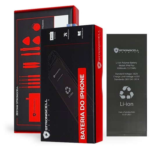 Bateria iPhone 6 Plus, A1522, A1524 Większa Pojemność STRONGCELL