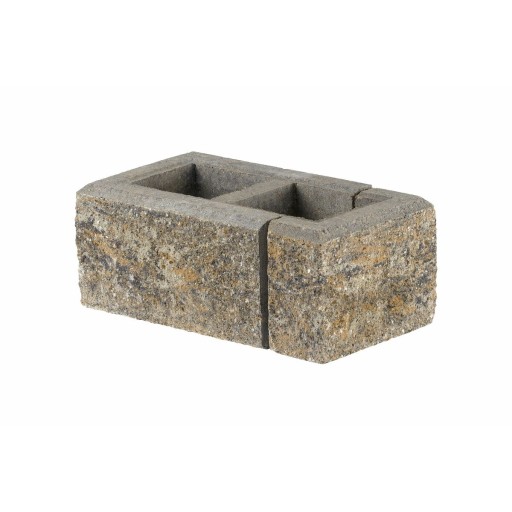 Bloczek słupkowy 36x20x14.4 cm kremowy/piryt/piryt