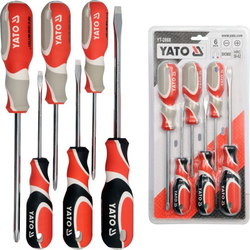 YATO ZESTAW WKRĘTAKÓW SVCM55 6 SZT YT-2668 WKRĘTAK