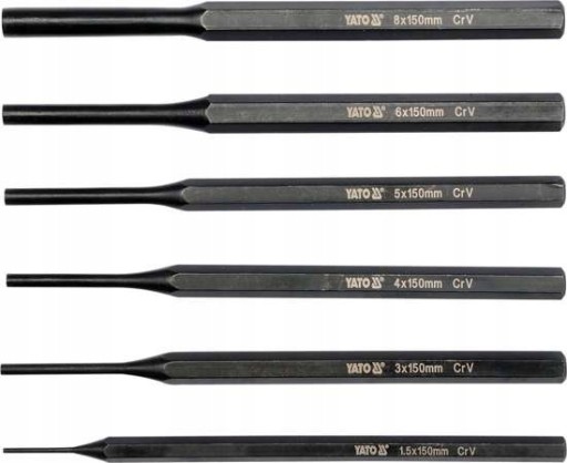 YATO ZESTAW WYBIJAKÓW 6 ELEMENTÓW YT-47121