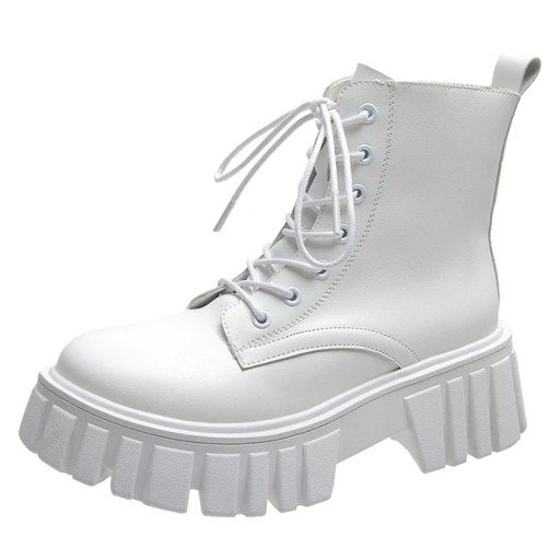 śniegowce Rimocy Fashion Platform botki damskie sznurowane grube dno buty m