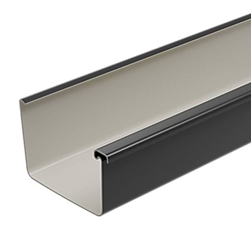 Rynna dachowa 135mm prostokątna GALECO PVC2 Grafit RAL 7021 długość 4mb