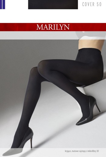 RAJSTOPY KRYJĄCE Marilyn 50 DEN 3D r. 3XL/4XL PLUS SIZE