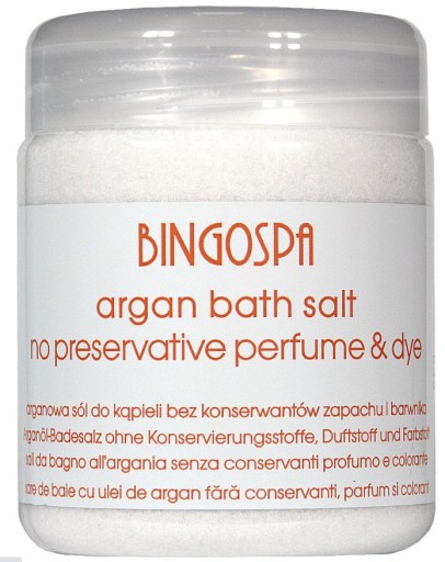 BINGOSPA Arganowa sól do kąpieli 550 g