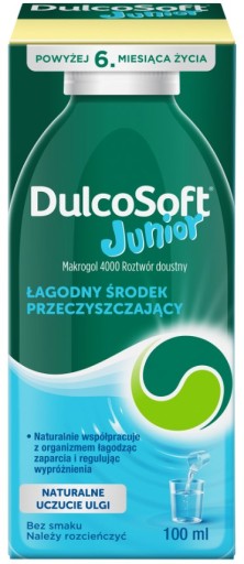 DulcoSoft JUNIOR ZAPARCIA U DZIECI makrogol 100 ml