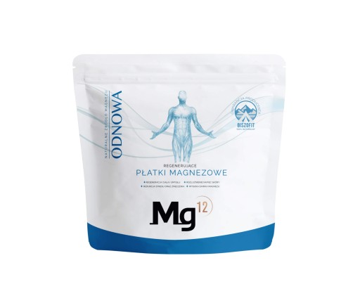 Mg12 Naturalne Płatki magnezowe ODNOWA kąpieli regeneracja pielęgnacja 1 kg