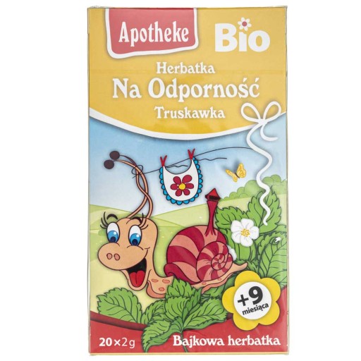 Apotheke truskawkowa Herbata dla dzieci odporność