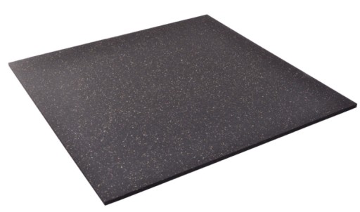 Mata gumowa pod sprzęt kwadrat 10mm 100x100cm II gat.