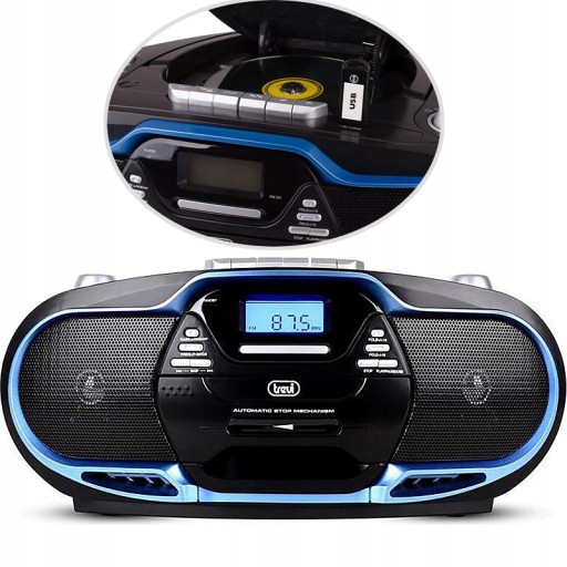 BOOMBOX RADIO MAGNETOFON CMP574 CD KASETA USB MP3