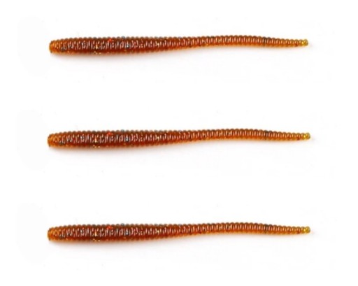 TROUT WORM ROBAK,GUMA PŁYWAJĄCA 8cm 3 sztuki