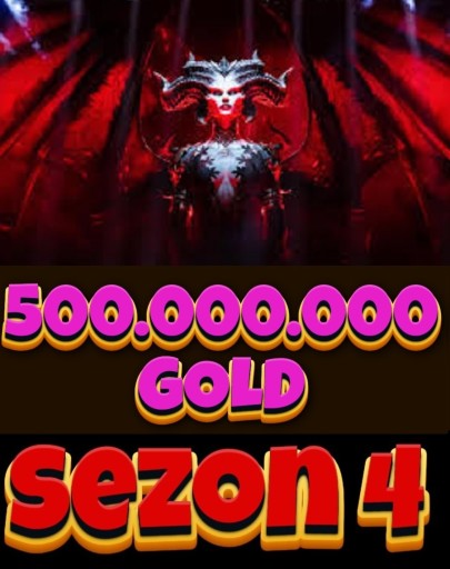 GOLD NOWY SEZON DIABLO 4 WSZYSTKIE PLATFORMY PC PS XBOX ZŁOTO