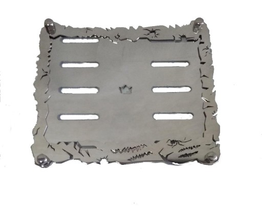 METALOWA RAMKA TABLICY REJESTRACYJNEJ CHROM TUNING