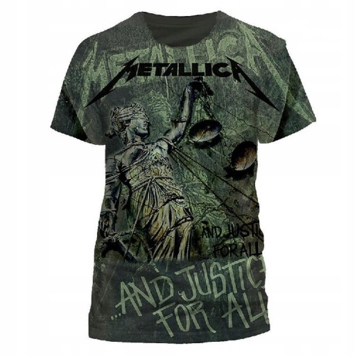 MĘSKA KOSZULKA Metallica And Justice For All Men
